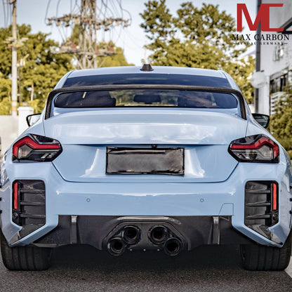 MAX CARBON PERFORMANCE rear diffuser and center trim fits for BMW M2 G87 incl. LCI 