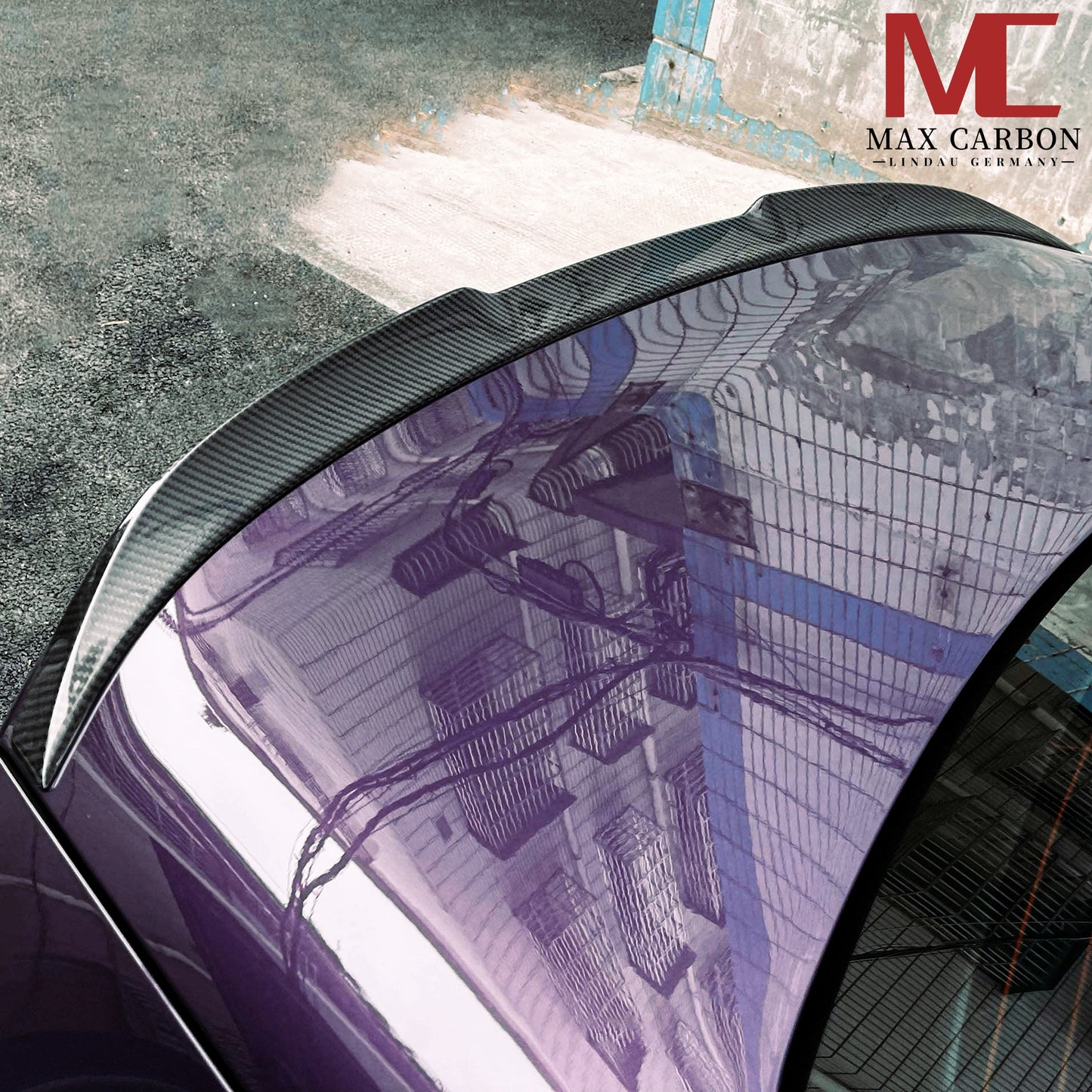 MAX CARBON Dry Carbon Rear Spoiler Sport Lip pssend for BMW G87 M2 G42 M240i 