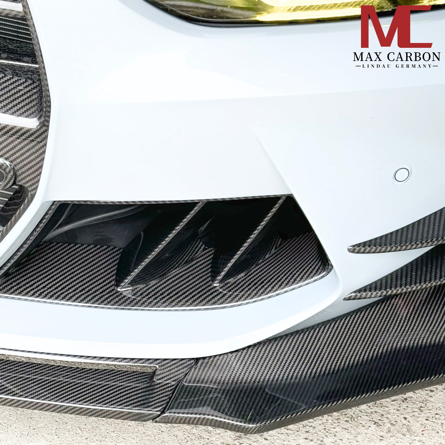 MAX CARBON Dry Carbon Prepreg Performance 2 Grille Air Intake Replacement for BMW M3 M4 G80 G81 G82 G83 