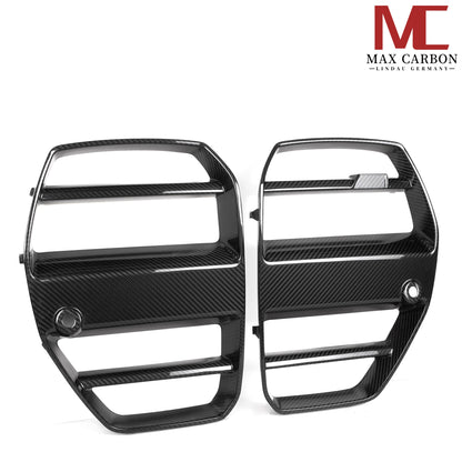 MAX CARBON Performance dry carbon front radiator grille kidney grille for BMW M3 M4 G80 G81 G82 G83