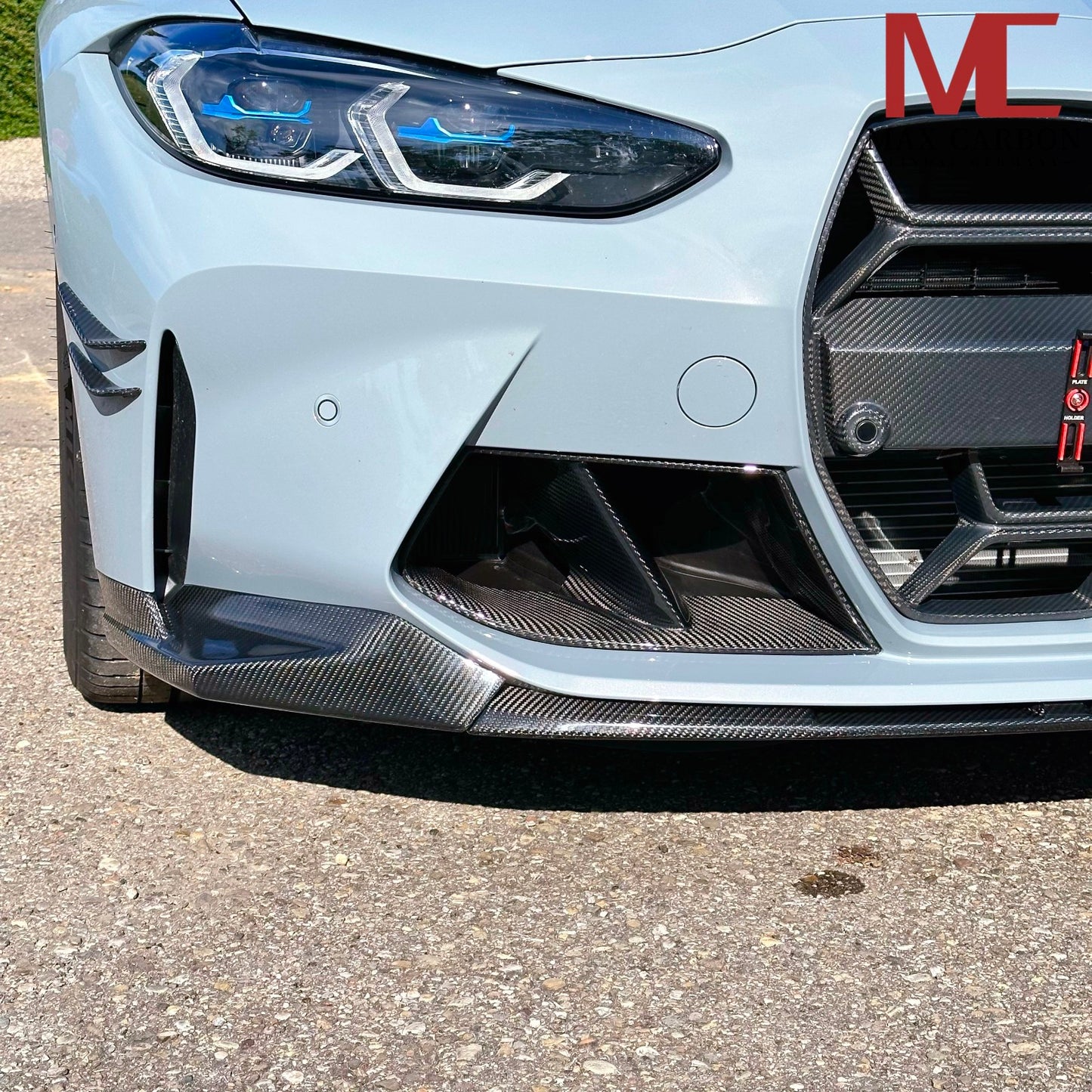 MC MAX CARBON Dry Carbnm front attachment front lip set lightweight for BMW G80 G81 G82 G83 M3 M4 