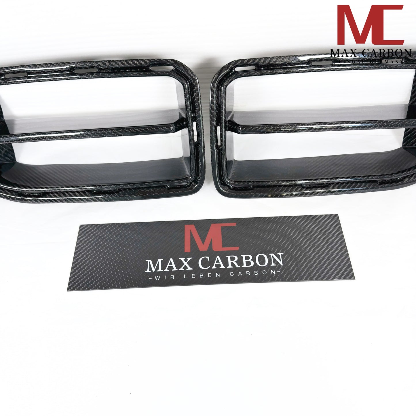 MAX CARBON Dry Carbon Grille Kidneys Simple Replacement Grille suitable for BMW M2 G87 