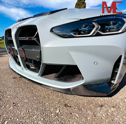MC MAX CARBON Dry Carbnm front attachment front lip set lightweight for BMW G80 G81 G82 G83 M3 M4 