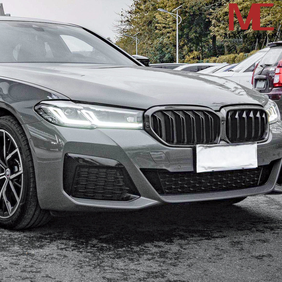 MAX CARBON Dry Carbon Grille Replacement for BMW M5 F90 LCI G30 G31 5 Series LCI