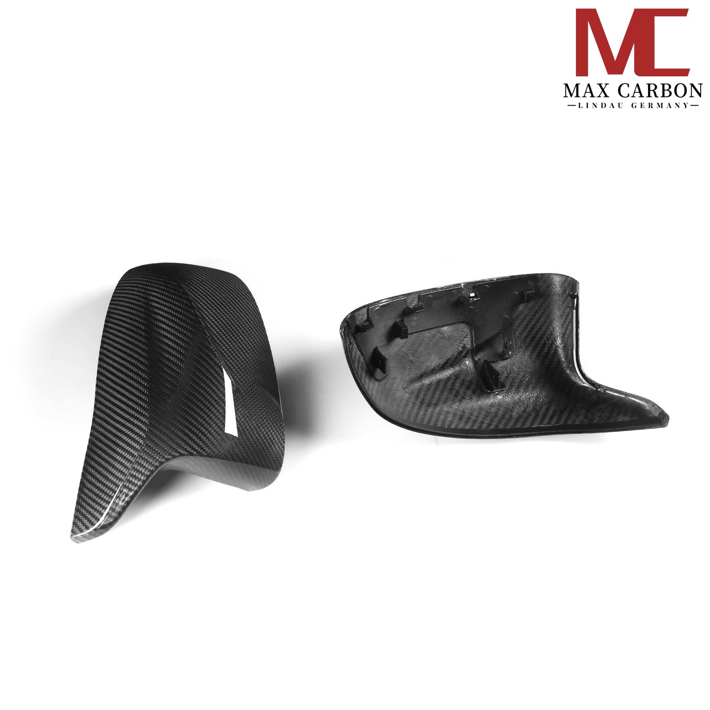 MC MAX CARBON Performance replacement mirror caps for BMW X3M F97 X4M F98 X5M F95 X6M F96 