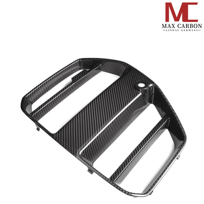 MAX CARBON Performance dry carbon front radiator grille kidney grille for BMW M3 M4 G80 G81 G82 G83