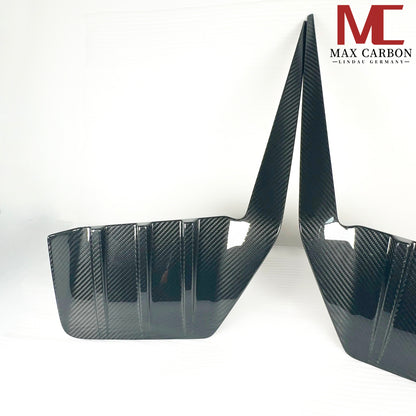 MAX CARBON Performance Rear Sills Rear Add-On Sticker On ADD-ON for BMW G87 M2