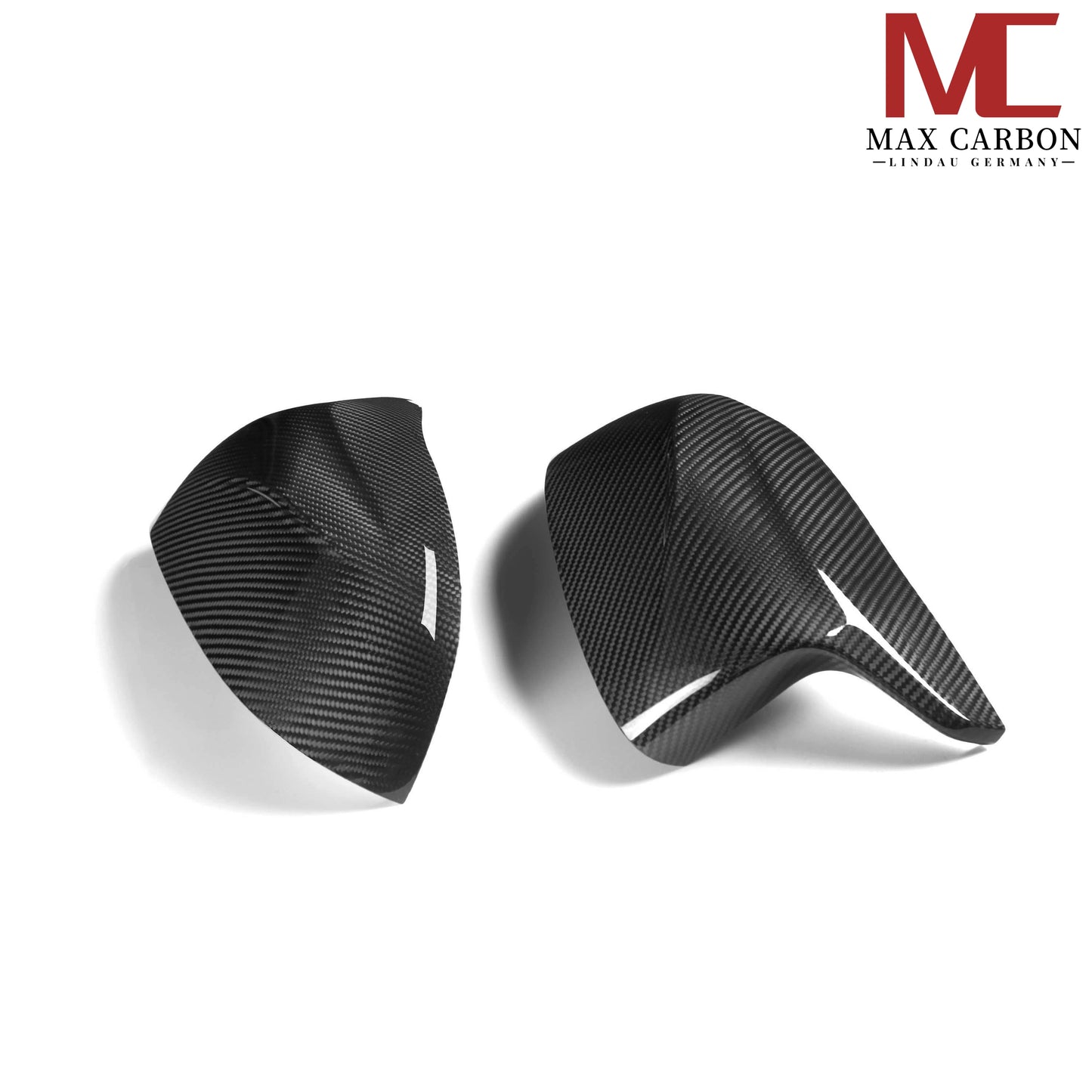 MC MAX CARBON Performance replacement mirror caps for BMW X3M F97 X4M F98 X5M F95 X6M F96 