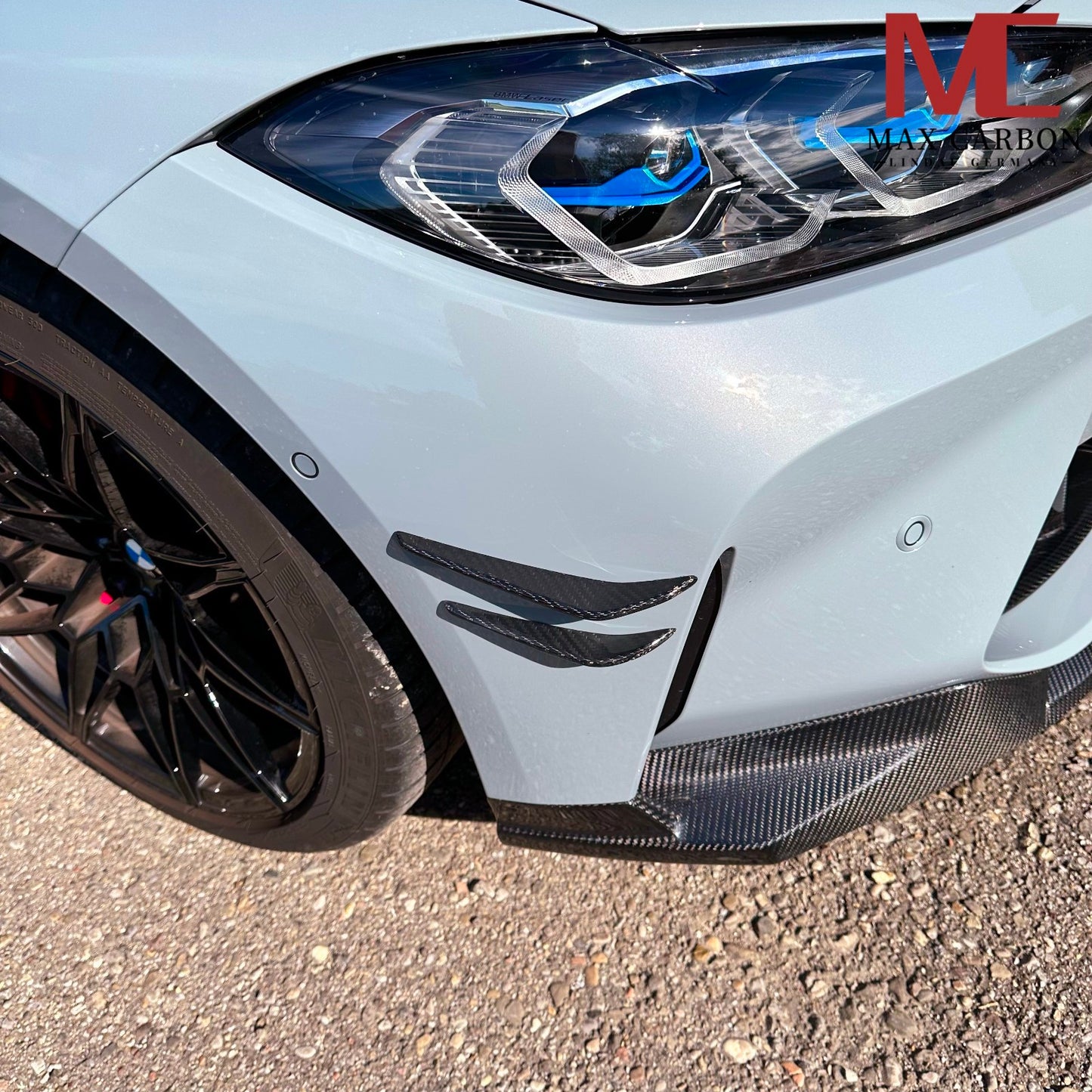 MC MAX CARBON Dry Carbnm front attachment front lip set lightweight for BMW G80 G81 G82 G83 M3 M4 