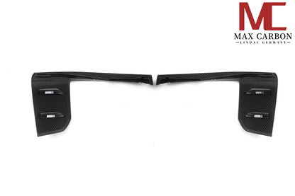 MAX CARBON Performance Real Dry Carbon Full Carbon Front Attachment Front Lip 3 Parts Set Suitable for BMW M2 G87