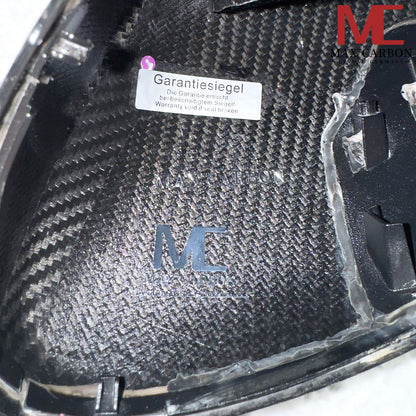 MAX CARBON Performance real dry carbon replacement mirror caps for Porsche 718 982 Boxster Cayman