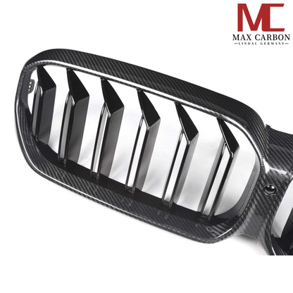 MAX CARBON Dry Carbon Grille Replacement for BMW M5 F90 LCI G30 G31 5 Series LCI