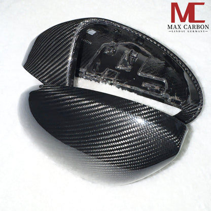 MAX CARBON Performance real dry carbon replacement mirror caps for Porsche 718 982 Boxster Cayman