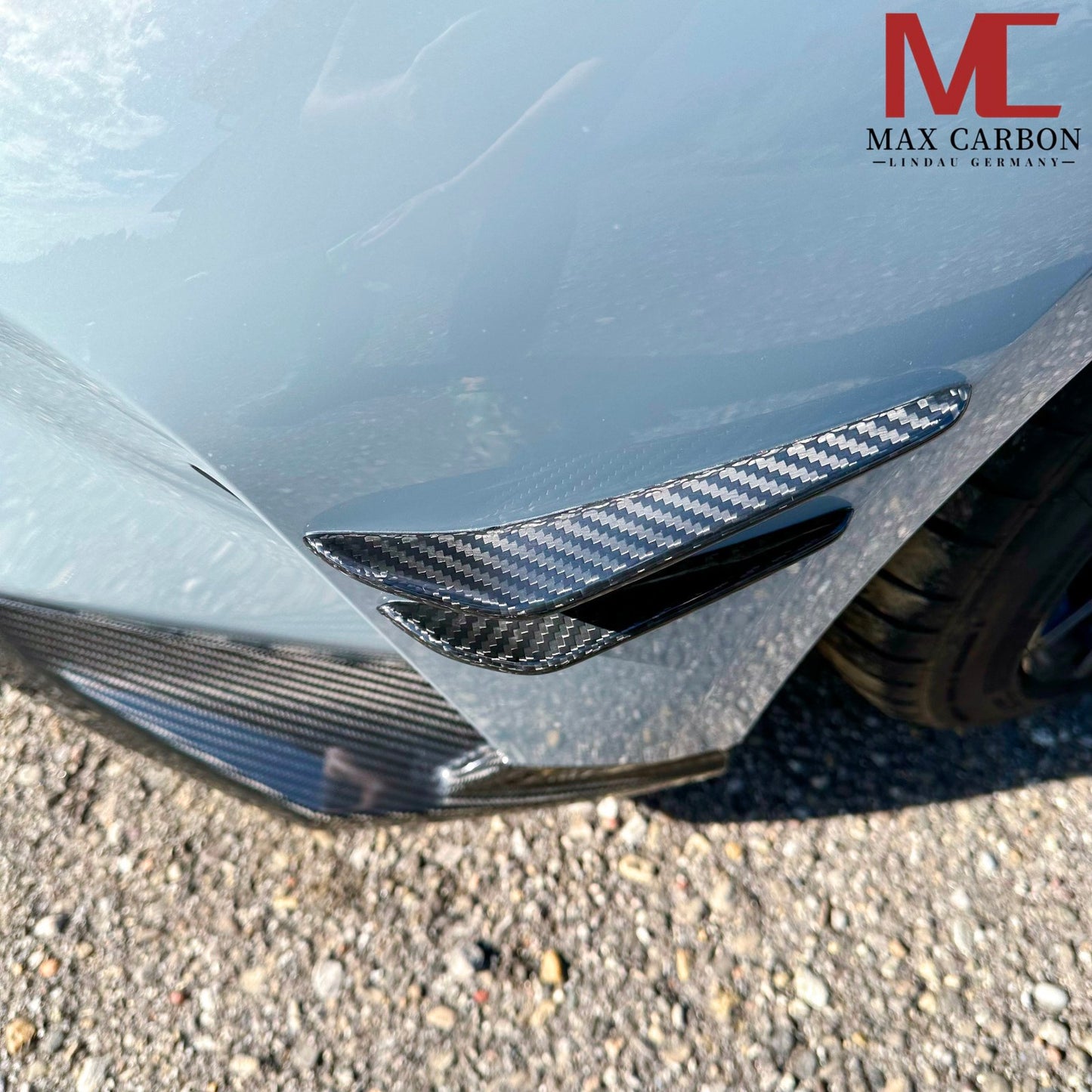 MC MAX CARBON Dry Carbnm front attachment front lip set lightweight for BMW G80 G81 G82 G83 M3 M4 