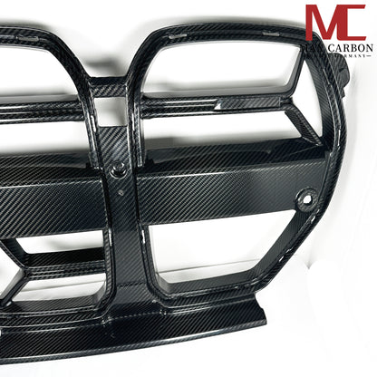 MAX CARBON PERFORMANCE Dry Carbon Front Grille Kidney Grille for BMW M3 M4 G80 G81 G82 G83 CSL