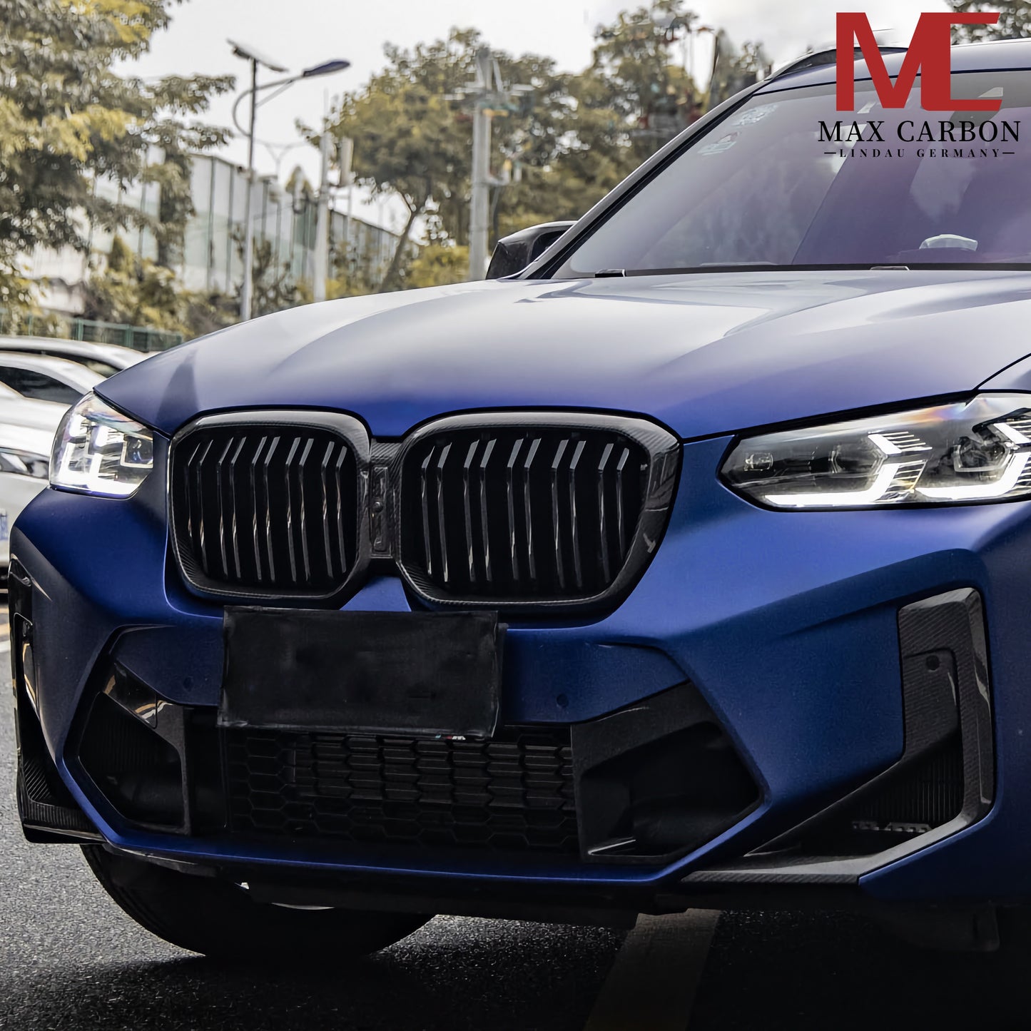 MAX CARBON Dry Carbon Performance Grille Replacement for BMW X3M F97 X4M F98 X3 G01 X4 G02 Facelift
