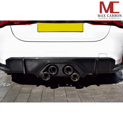 MAX CARBON PERFORMANCE Rear Diffuser and Center Trim fits for BMW M3 G80 G81 M4 G82 G83 