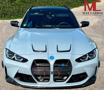 MC MAX CARBON Dry Carbnm front attachment front lip set lightweight for BMW G80 G81 G82 G83 M3 M4 