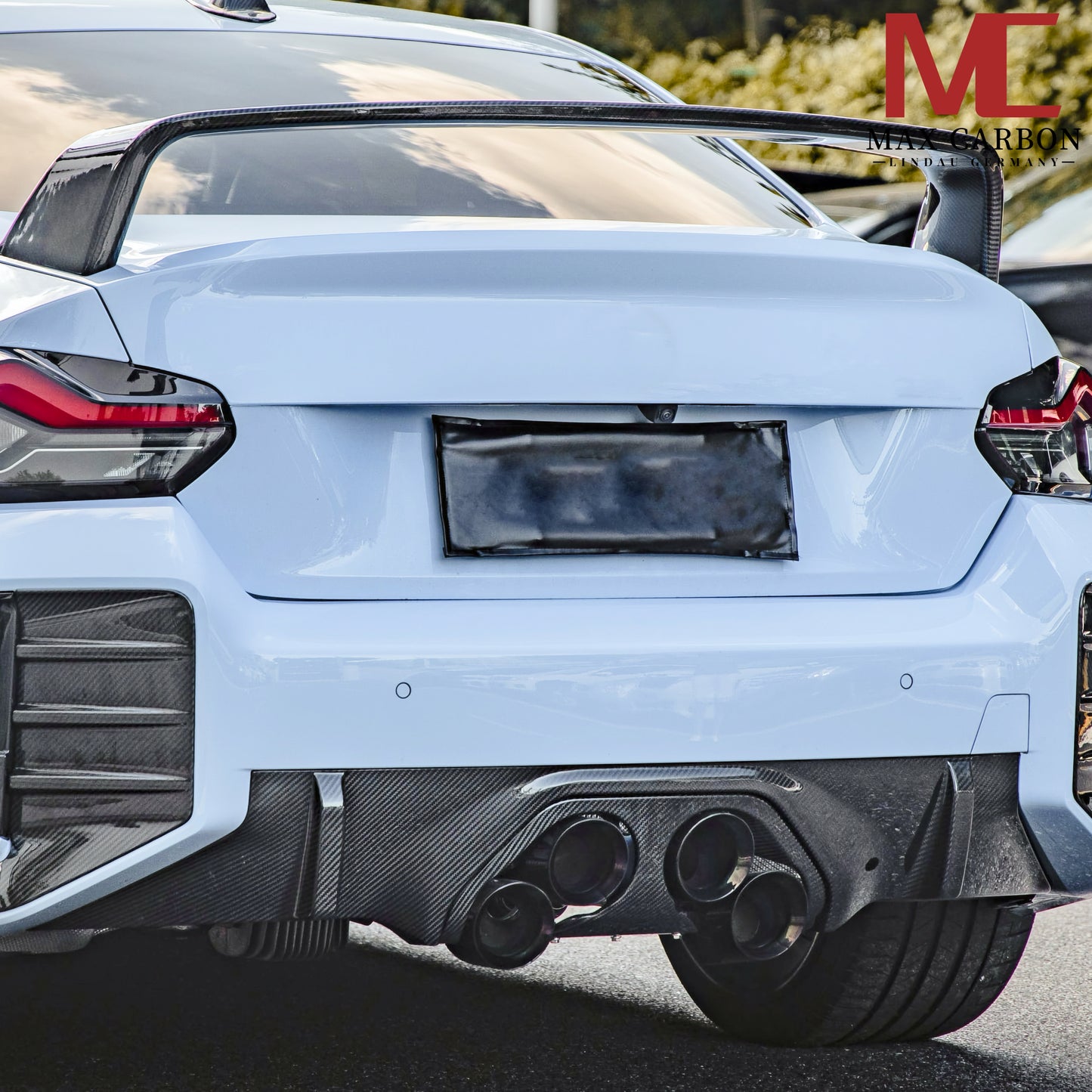 MAX CARBON PERFORMANCE rear diffuser and center trim fits for BMW M2 G87 incl. LCI 