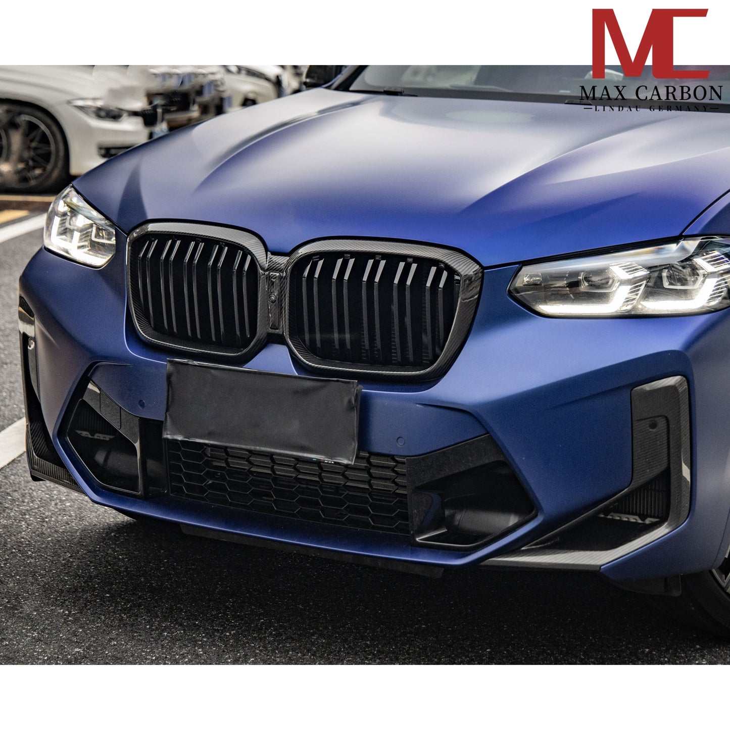 MAX CARBON Dry Carbon Performance Grille Replacement for BMW X3M F97 X4M F98 X3 G01 X4 G02 Facelift