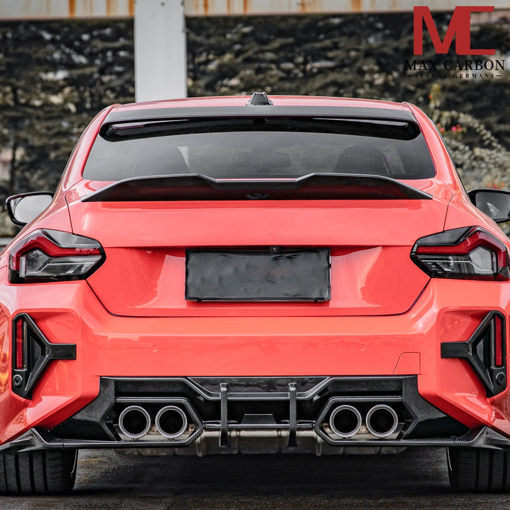 MAX CARBON Performance Roof Spoiler Spoiler On ADD-ON for BMW G87 M2 G42 2 Series