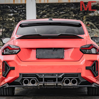 MAX CARBON Performance Roof Spoiler Spoiler On ADD-ON for BMW G87 M2 G42 2 Series