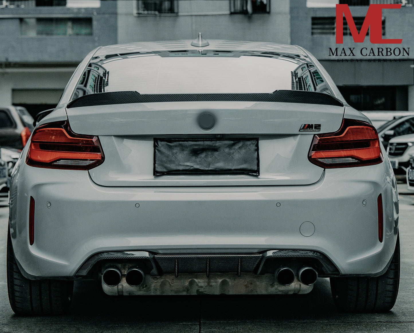 MAX CARBON Performance Real Full Carbon Dry Carbon Diffuser Rear Diffuser for BMW M2 F87