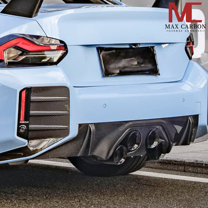 MAX CARBON PERFORMANCE rear diffuser and center trim fits for BMW M2 G87 incl. LCI 