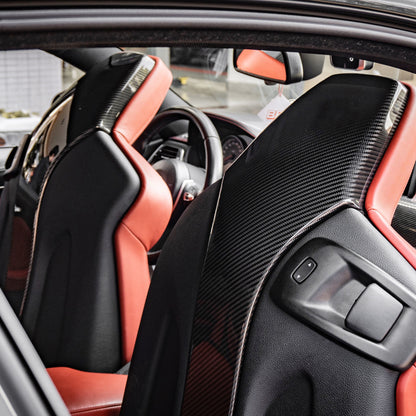 MAX CARBON Dry Carbon Prepreg Seat Cover suitable for BMW M2 Competition F87 M3 F80 M4 F82 F83 
