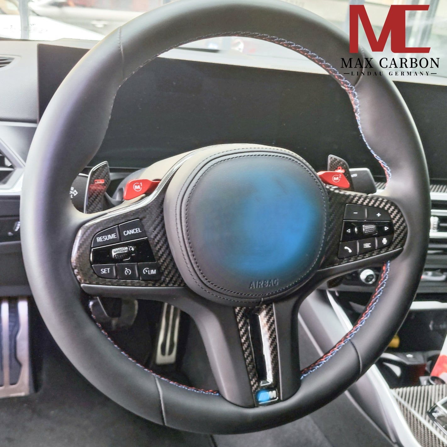 MAX CARBON Performance shift paddles for BMW M135i M235i M2 G87 M240i G42 M3 G80 G81 M4 G82 G83 M5 F90 M8 F91 F92 F93 X3M F97 X4M F98 X5M F95 X5M F96