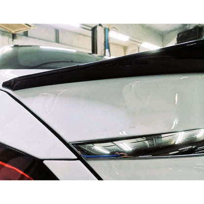 MAX CARBON DRY CARBON Spoiler rear spoiler lip for Mercedes Benz C Class W205 Sedan AMG C63 C43 
