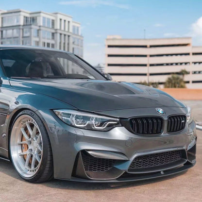 MC Dry Carbon Prepreg Performance Set Front Upper Spoiler Attachment for BMW M3 F80 M4 F82 F83 