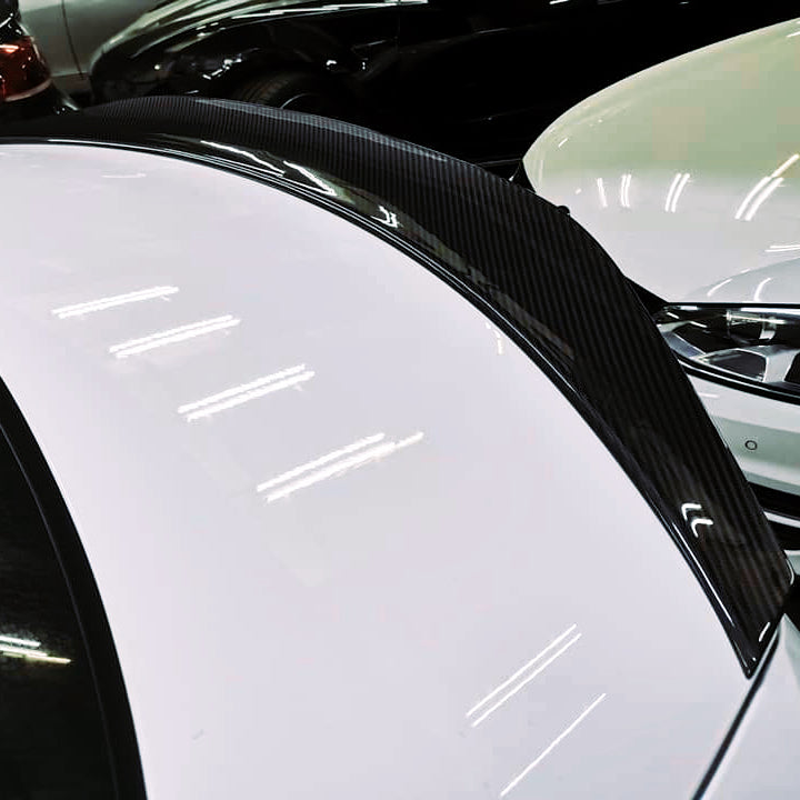 MAX CARBON DRY CARBON Spoiler rear spoiler lip for Mercedes Benz C Class W205 Sedan AMG C63 C43 
