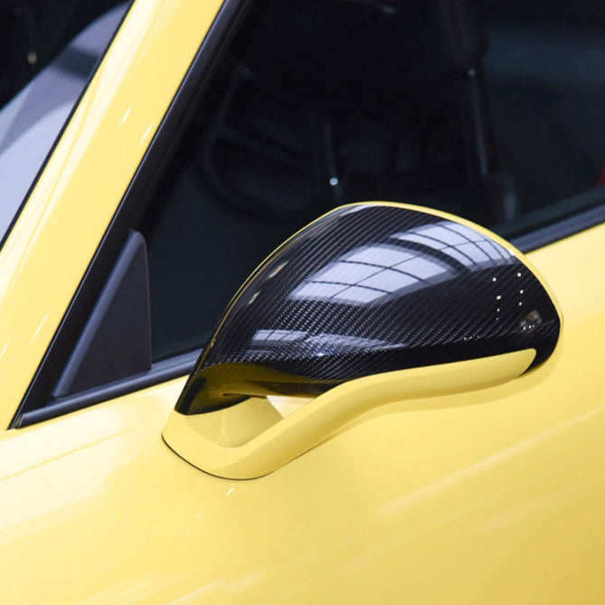 MC MAX CARBON Performance mirror caps Dry Carbon Prepreg suitable for Porsche 911 991.1 GT3RS