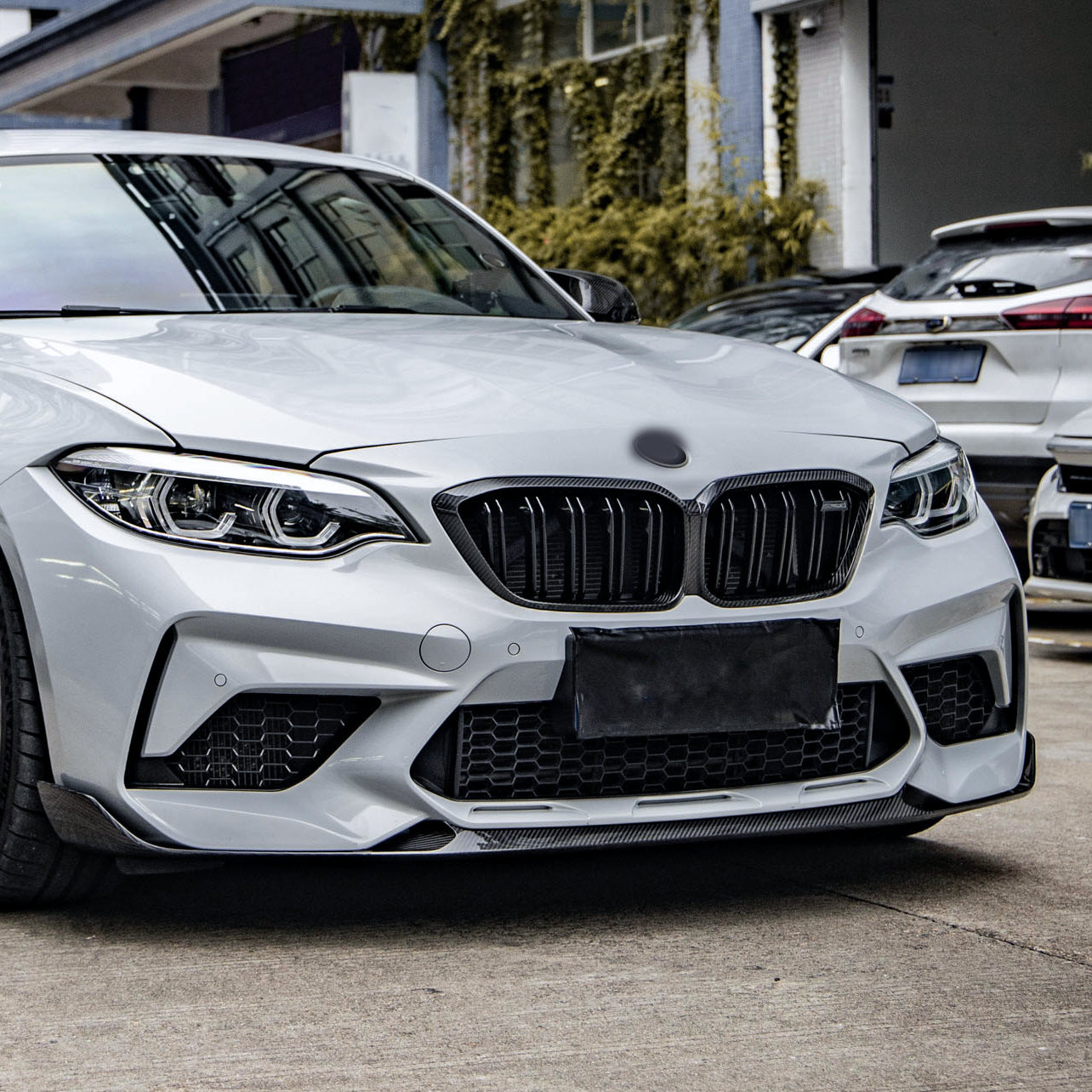 MAX CARBON Dry Carbon Prepreg Performance front lip fits BMW M2 Competition M2 CS F87 