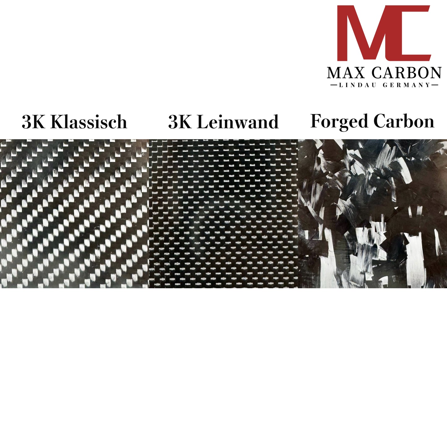 MAX CARBON Dry Carbon large front lip set suitable for BMW M5 F90 only LCI