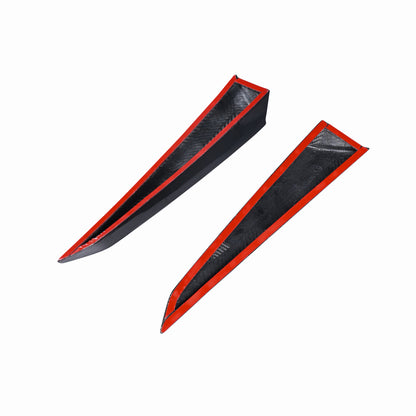 MAX CARBON DRY Carbon roof spoiler window covers for Porsche Cayenne Coupé 9YA