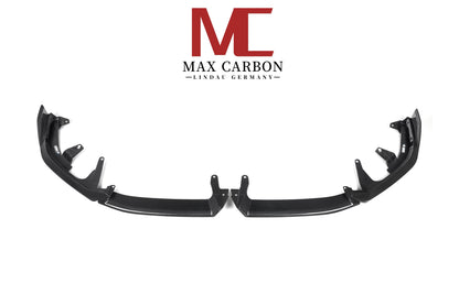 Fixation avant de lèvre avant préimprégnée de carbone sec MC MAX CARBON pour BMW série 5 G60 G61