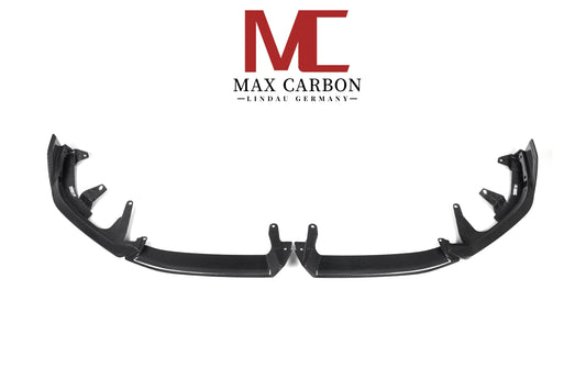 Fixation avant de lèvre avant préimprégnée de carbone sec MC MAX CARBON pour BMW série 5 G60 G61
