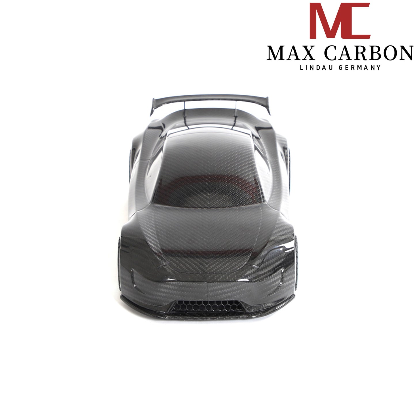 MAX CARBON Lifestyle Real Carbon Forged Carbon Hybrid Carbon Model Car made of Dry Carbon Prepreg 1:18 Sports Car Design Model Car