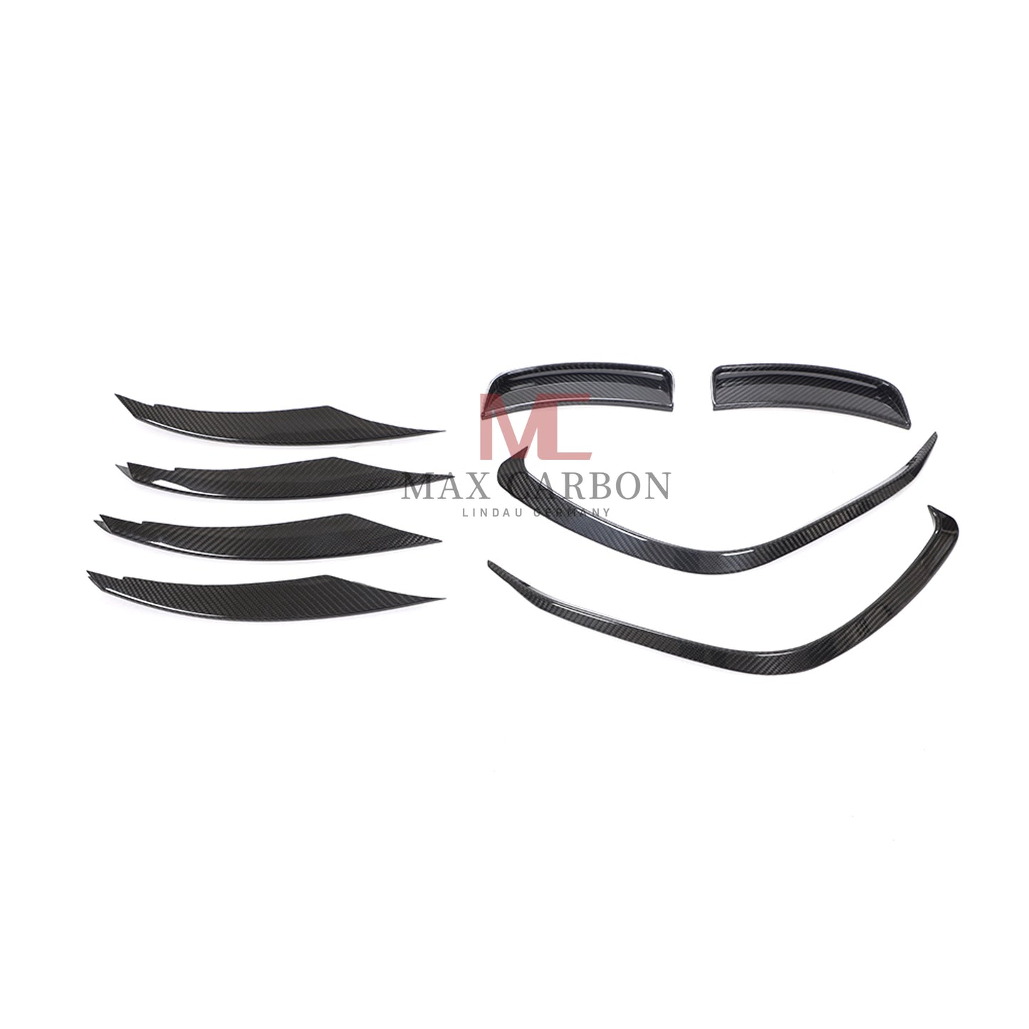 MC MAX CARBON Performance spoiler front lip spoiler for Mercedes Benz A Class W177 Sedan