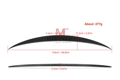 MC MAX CARBON Performance Spoiler Rear Spoiler Lip for Mercedes Benz W213 E Class AMG E63 