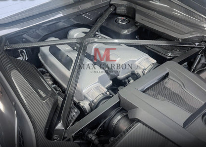 Compensation de jambe de force moteur MC MAX CARBON DRY CARBON Performance sur mesure pour Audi R8 4S 