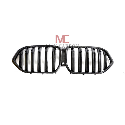 MC MAX CARBON Dry Carbon Performance Grille Grill Replacement for BMW X6 G06 X6M F96 