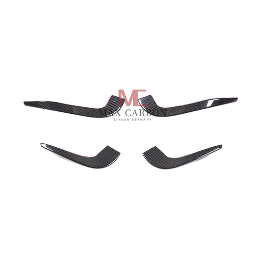 MC Performance Dry Carbon AERO FLICKER Flaps Front canards attachment for AUDI RS3 8V 