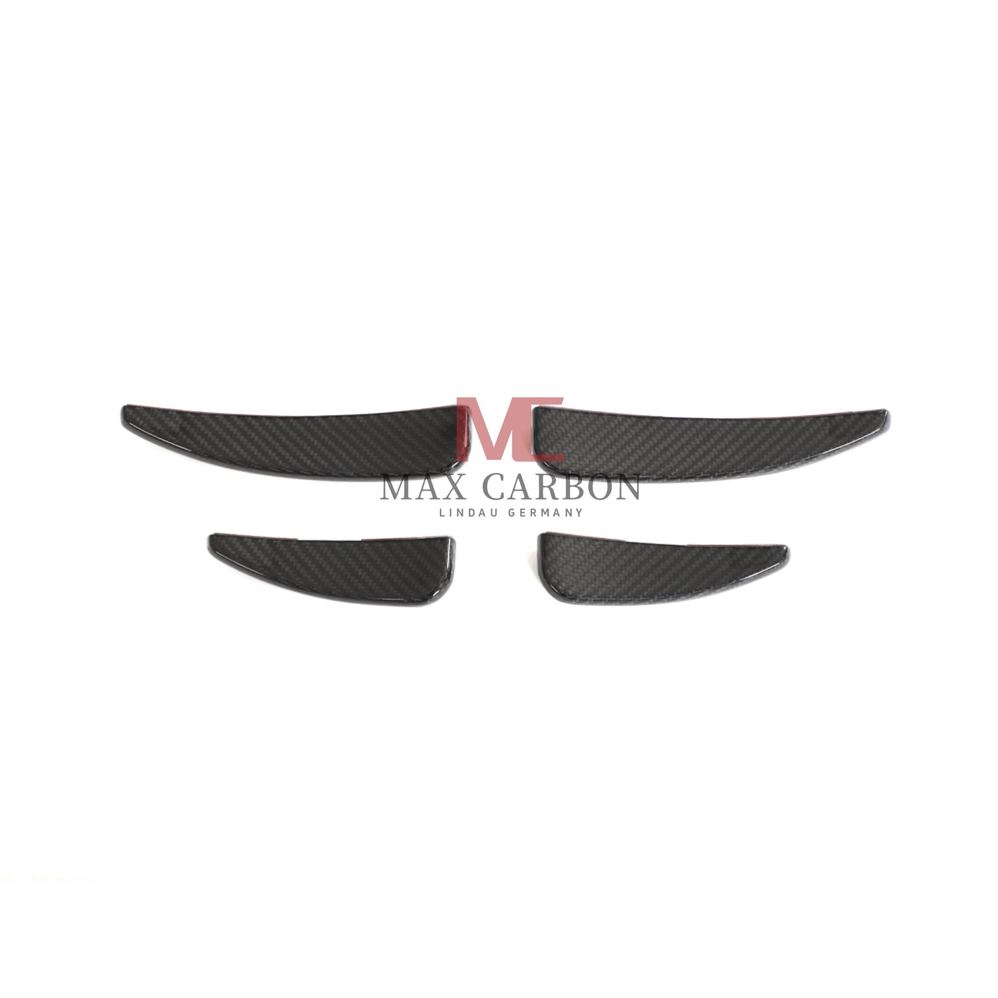 Canards MC MAX CARBON DRY CARBON Performance AERO FLICKER FLAPS sur mesure pour Audi R8 4S 