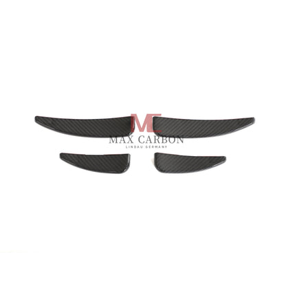 Canards MC MAX CARBON DRY CARBON Performance AERO FLICKER FLAPS sur mesure pour Audi R8 4S 