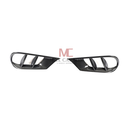 MC Performance for Mercedes Benz E Class W212 S212 Carbon Fiber Front Bumper Vent Trims