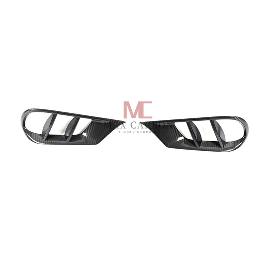 MC Performance for Mercedes Benz E Class W212 S212 Carbon Fiber Front Bumper Vent Trims
