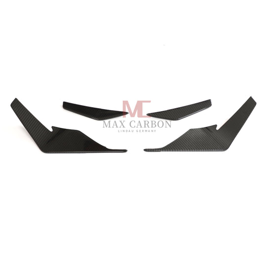 Canards MC MAX CARBON DRY CARBON Performance AERO FLICKER FLAPS sur mesure pour Audi R8 4S 